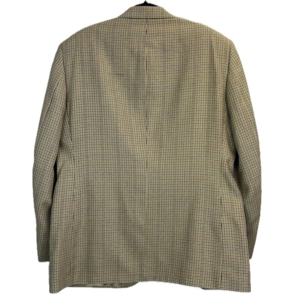 Cezar Del Prado Silk Wool Blend Houndstooth Two Button Blazer Sport Coat… - Picture 5 of 15